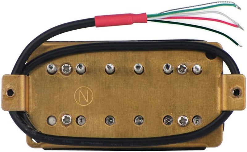 FLEOR Electric Guitar Humbucker Pickups Ceramic Double Coil Guitar Bridge Pickup & Neck Pickups Set-Black - Image 2